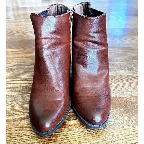 SONOMA Ankle Boots The "McKenzie" Elastic Side Panel with Block heel sz 9.5 - Picture 3 of 11